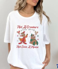 Jaq and Gus not a creature was stirring not even a mouse shirt