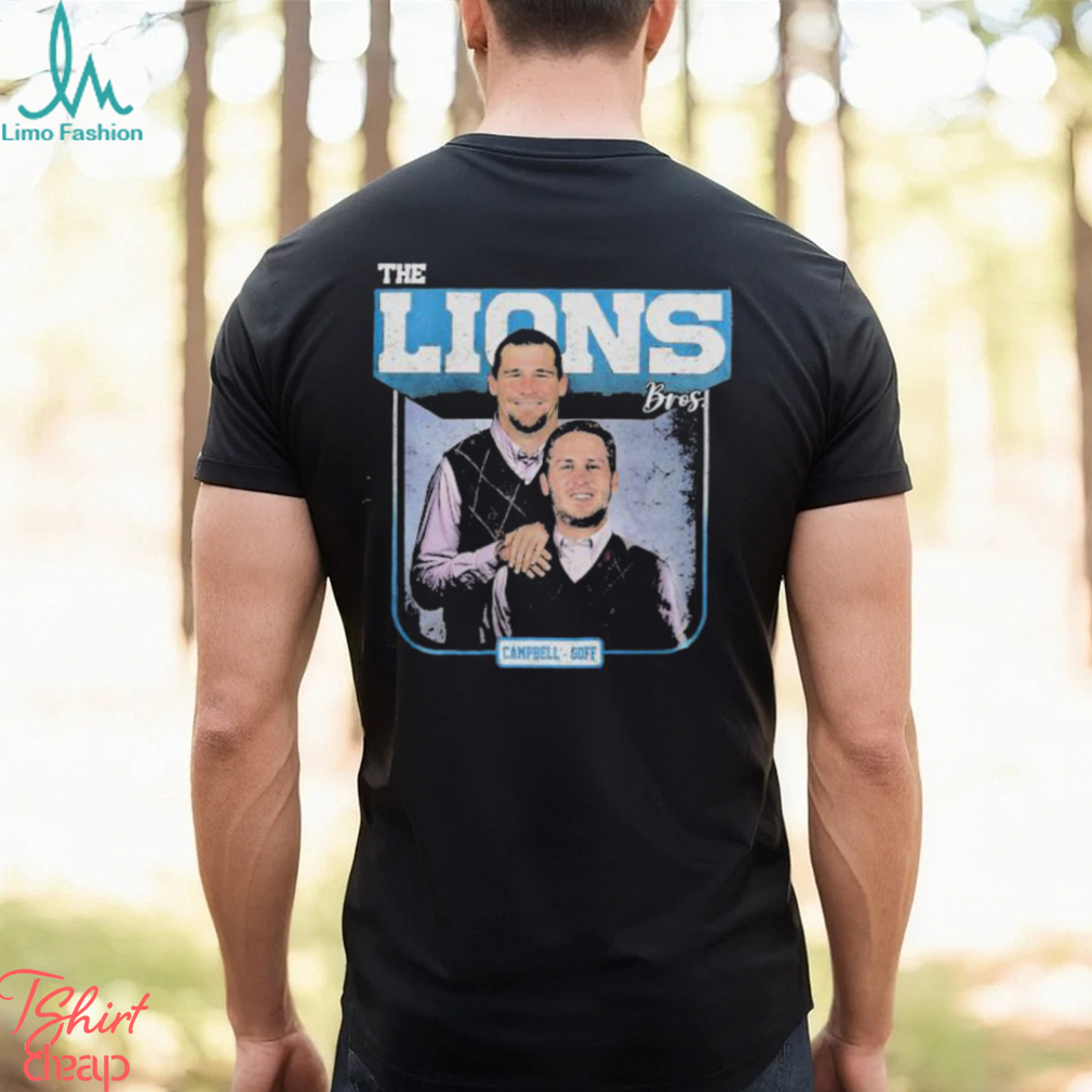 Jared Goff Dan Campbell Detroit The Lions Bros Funny 2023 Shirt Jared Goff Dan Campbell Detroit The Lions Bros Funny 2023 Shirt