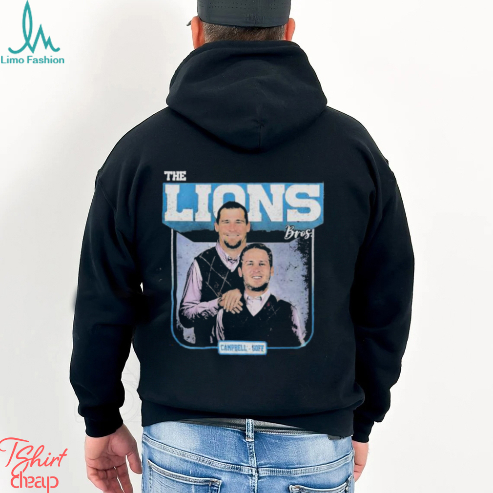 Jared Goff Dan Campbell Detroit The Lions Bros Funny 2023 Shirt Jared Goff Dan Campbell Detroit The Lions Bros Funny 2023 Shirt