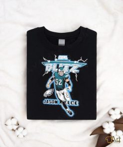 Jason Kelce Charcoal Philadelphia Eagles NFL Blitz Player T shirt