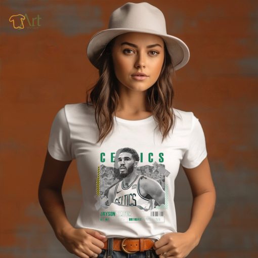 Jayson Tatum number 0 Boston Celtics basketball player paper poster shirt