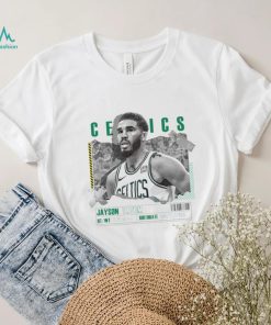Jayson Tatum number 0 Boston Celtics basketball player paper poster shirt
