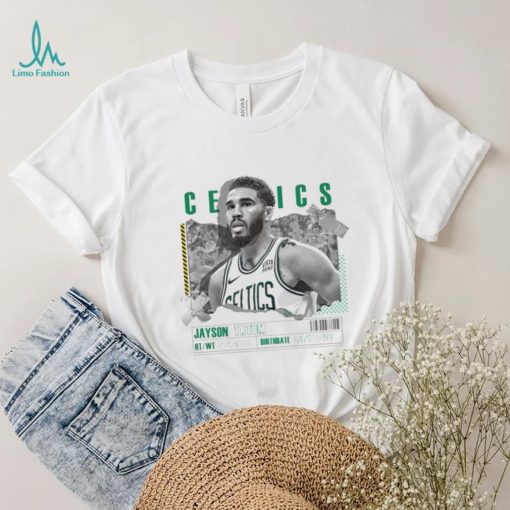 Jayson Tatum number 0 Boston Celtics basketball player paper poster shirt