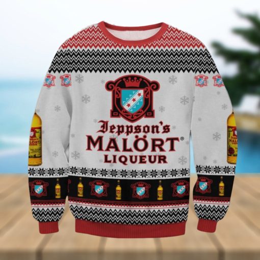 Jeppson’s Malort Liqueur Ugly Christmas Sweater