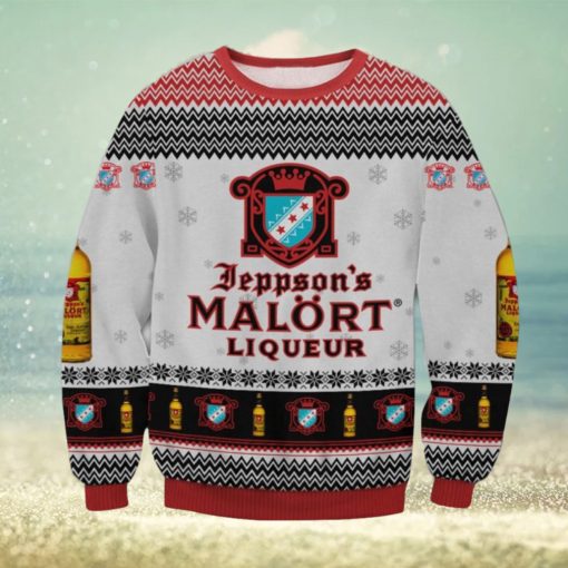 Jeppson’s Malort Liqueur Ugly Christmas Sweater