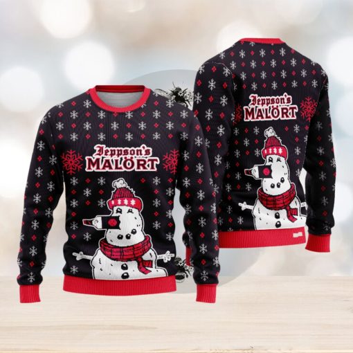 Jeppson’s Malort Snowman Ugly Christmas Sweater