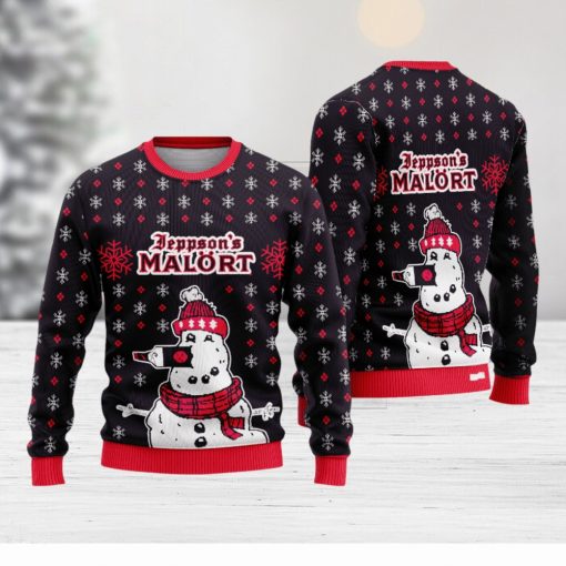 Jeppson’s Malort Snowman Ugly Christmas Sweater