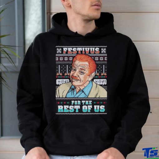 Jerry Stiller Festivus for the rest of US Ugly Christmas shirt