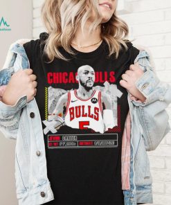 Jevon Carter number 5 Chicago Bulls basketball player pose paper gift shirt