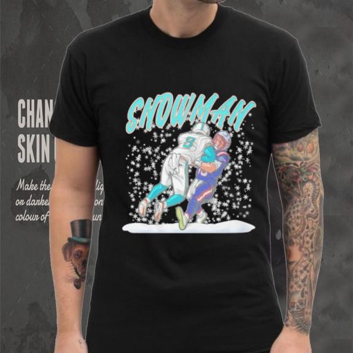Jevon Holland Snowman shirt
