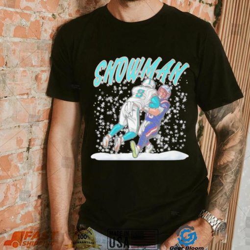 Jevon Holland Snowman shirt