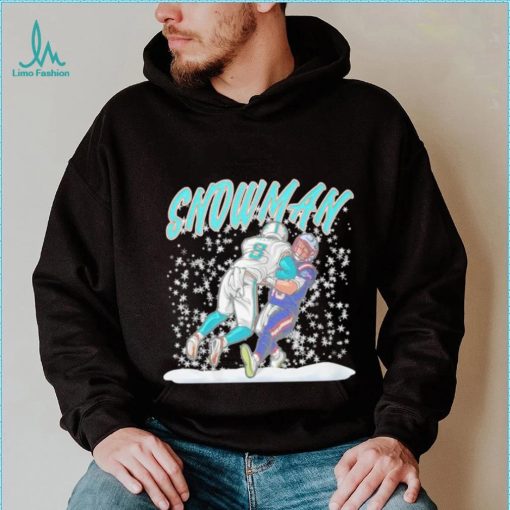 Jevon Holland Snowman shirt