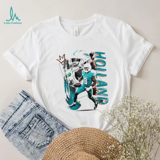 Jevon Holland number 8 Miami Dolphins football player pose poster shirt