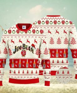 Jim Beam Santa Hat Christmas 3D Ugly Christmas Sweater Unisex Sweater Christmas Gift