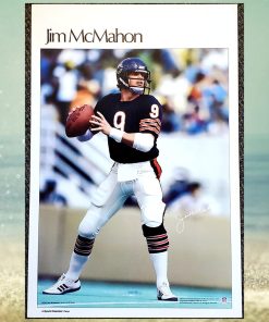 Jim Mcmahon Chicago Bears Vintage Original Poster