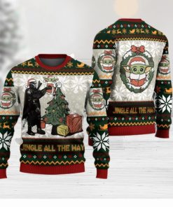 Jingle All The Way Mandalorian Star Wars Ugly Christmas Sweater