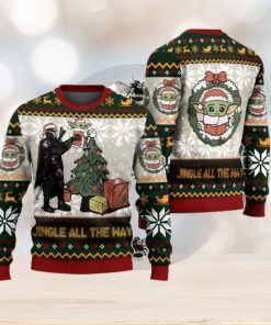 Jingle All The Way Mandalorian Star Wars Ugly Christmas Sweater