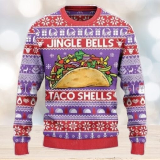 Jingle Bells Taco Shells Christmas Sweater