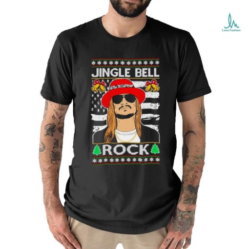 Jingle bell Rock Kid rapper country music Ugly Christmas shirt