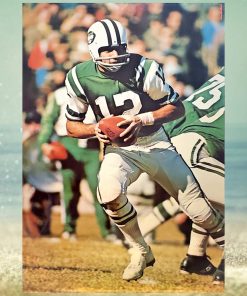 Joe Namath New York Jets Sports Illustrated Vintage Original Poster