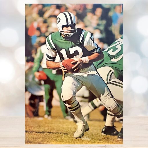 Joe Namath New York Jets Sports Illustrated Vintage Original Poster