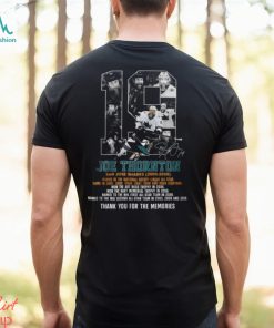 Joe Thornton San Jose Sharks 2005 – 2020 Thank You For The Memories T Shirt