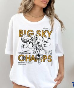 Joe Vandal Idaho Vandals Basketball Big Sky 1982 Champions shirt