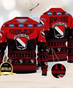 Joensuun Kiekko Pojat Ugly Christmas Sweater Logo Custom Name Gift Fans