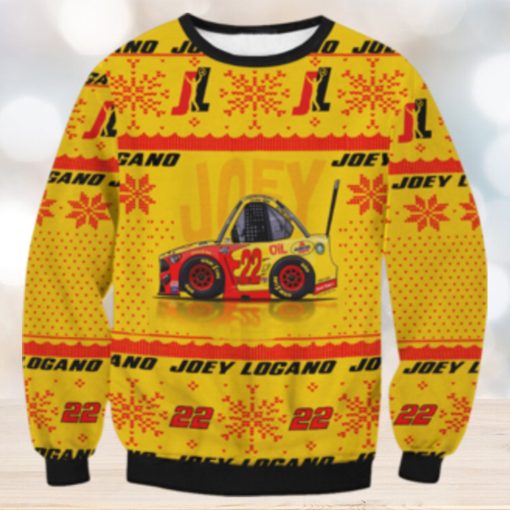 Joey Logano Ugly Sweater