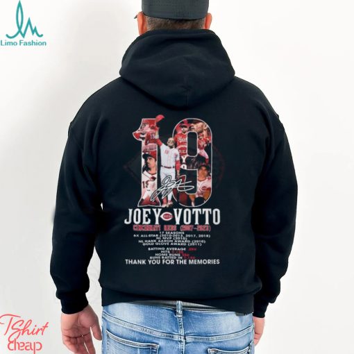Joey Votto Cincinnati Reds 2007 – 2023 Thank You For The Memories T Shirt