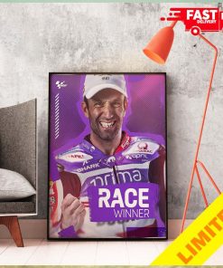 Johann Zarco A Hell Of A Last Lap MotoGP Australian GP 2023 Race Winner Poster Canvas