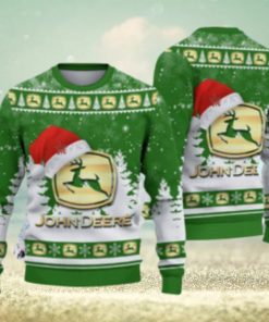 John Deere Ugly Christmas Sweater 3D Printed For Fans Gift For Christmas Funny