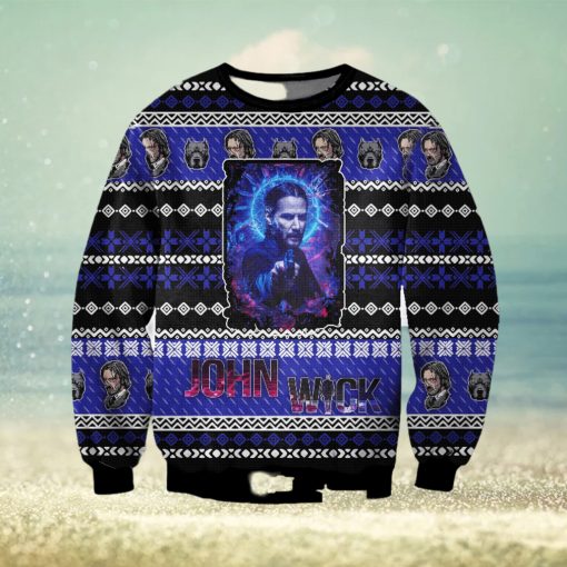 John Wick Ugly Christmas Sweater Perfect Holiday Gift