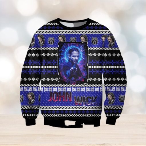 John Wick Ugly Christmas Sweater Perfect Holiday Gift