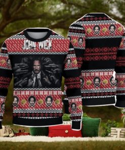 John Wick Ugly Sweater Cute Christmas Gift For Holiday J.WICK 3D Ugly Christmas Sweater