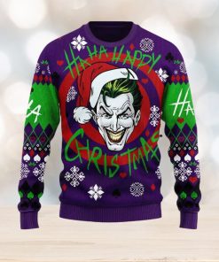 Joker Ha Ha Ha Green Ugly Christmas Sweater