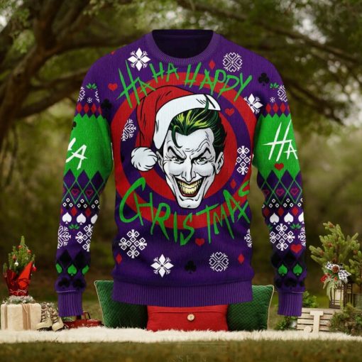 Joker Ha Ha Ha Green Ugly Christmas Sweater