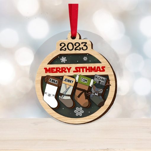 Jolliest Family In The Galaxy Ornament