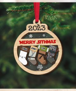 Jolliest Family In The Galaxy, Personalized Stocking Ornament, Christmas Gifts