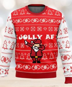 Jolly AF Ugly Christmas Sweater 3D All Over Printed Christmas Sweater