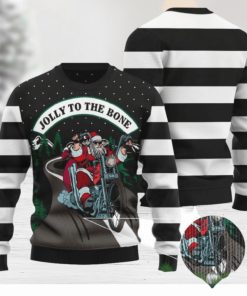 Jolly To The Bone Ugly Sweater Funny Gift For Men And Women Family Holidays