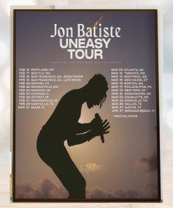 Jon Batiste The Uneasy Tour 2024 Home Decor Poster Canvas