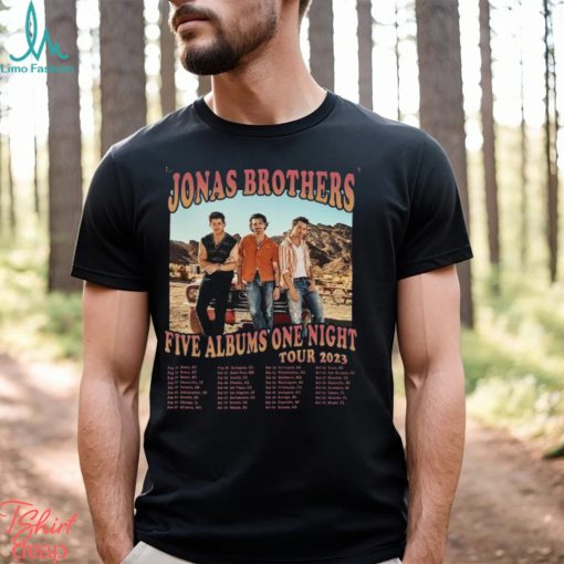 Jonas Brothers Shirt Tour Concert 2023 Retro T Shirt Unisex