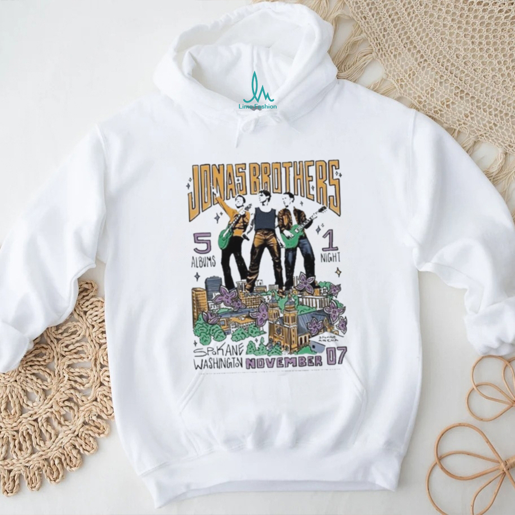 Jonas Brothers Spokane Tee November 7 2023 shirt Jonas Brothers Spokane Tee November 7 2023 shirt