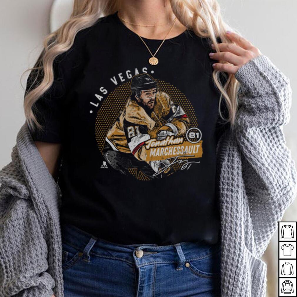 Jonathan Marchessault Vegas Dots WHT Shirt Jonathan Marchessault Vegas Dots WHT Shirt