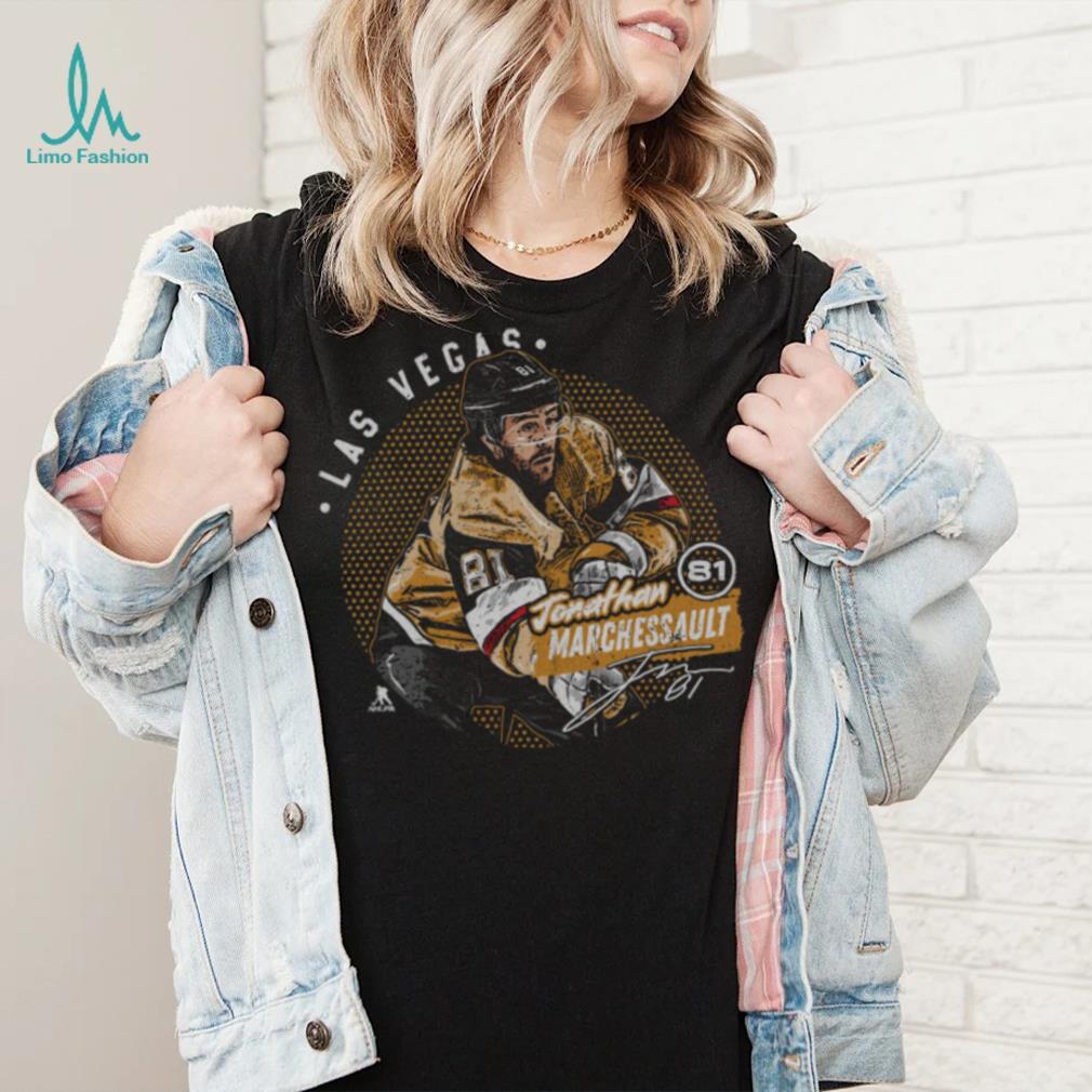 Jonathan Marchessault Vegas Dots WHT Shirt Jonathan Marchessault Vegas Dots WHT Shirt