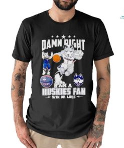 Jonathan the Husky damn right I am a Huskies fan win or lose shirt, hoodie, sweater, long sleeve and tank top Jonathan the Husky damn right I am a Huskies fan win or lose shirt