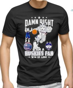 Jonathan the Husky damn right I am a Huskies fan win or lose shirt, hoodie, sweater, long sleeve and tank top Jonathan the Husky damn right I am a Huskies fan win or lose shirt