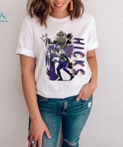 Jordan Hicks number 58 Minnesota Vikings football player pose gift shirt