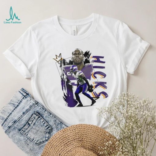 Jordan Hicks number 58 Minnesota Vikings football player pose gift shirt